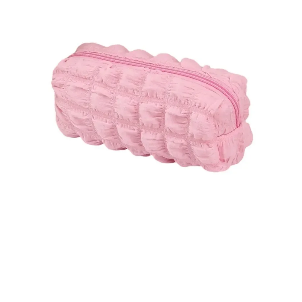 Pink Puffer Pencil Case